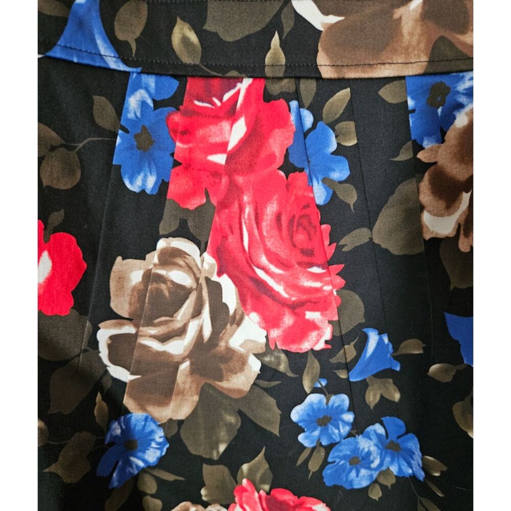 J. Peterman Women's Cap Sleeve Floral Sheath Dress 22 Plus Spring - Picture 5 of 7